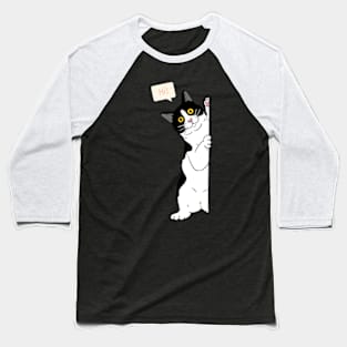 Peekaboo | Cat Lover Baseball T-Shirt